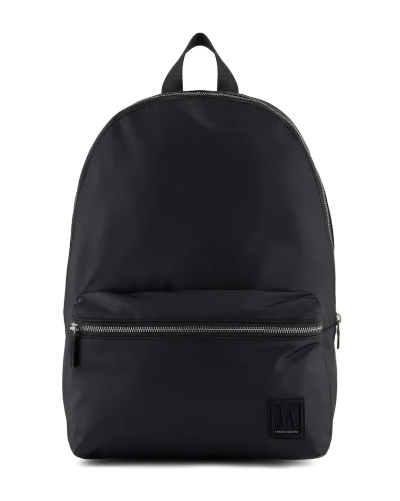 Armani Exchange Rucksack mit Logo-Applikation - Schwarz Schwarz
