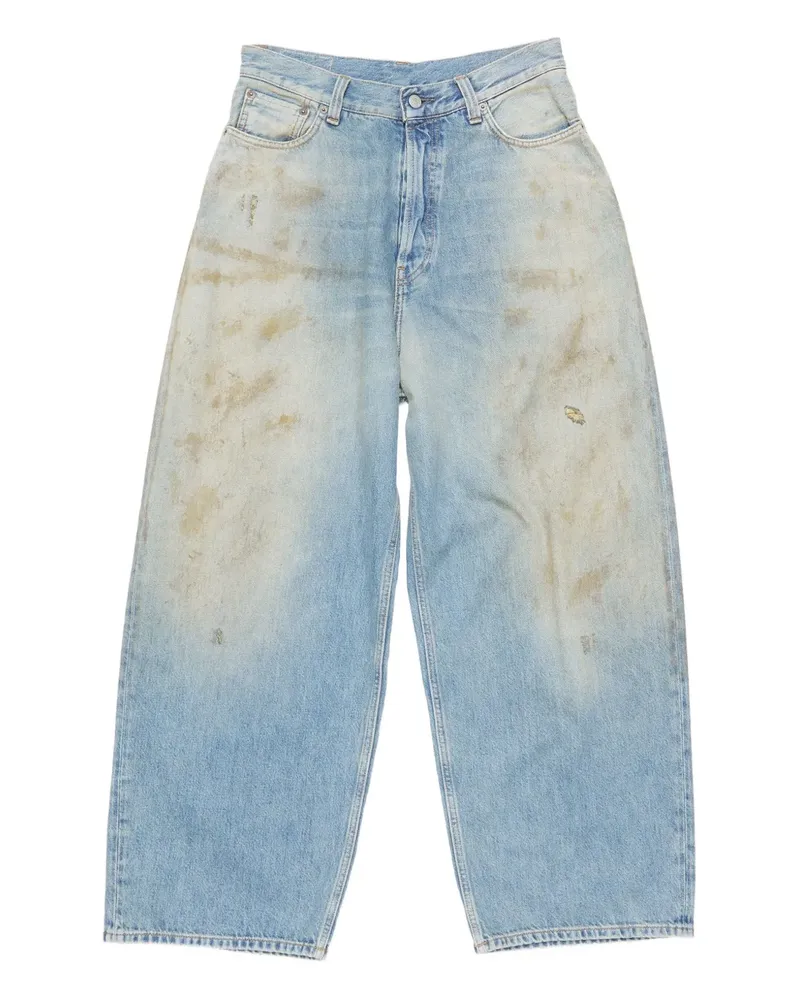 Acne Studios Jeans in Distressed-Optik - Blau Blau