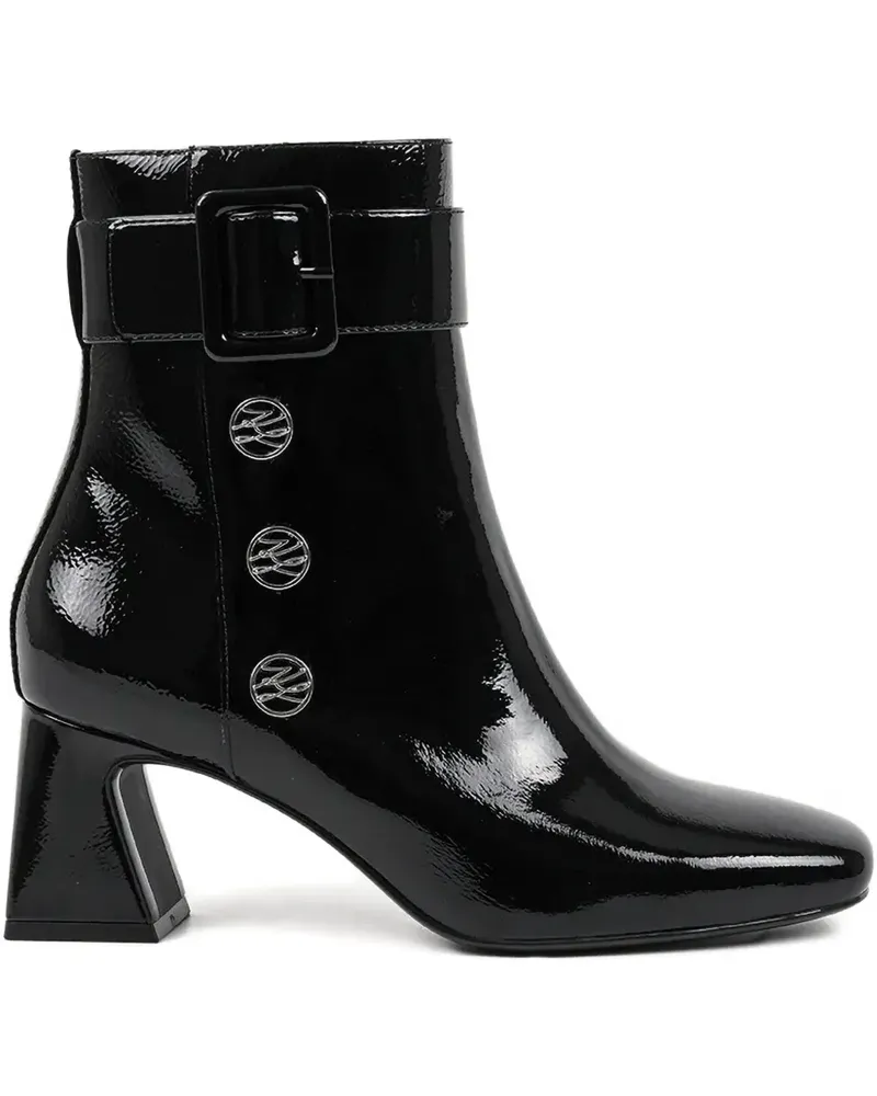 Karl Lagerfeld 60mm BEATA buckled boots - Schwarz Schwarz
