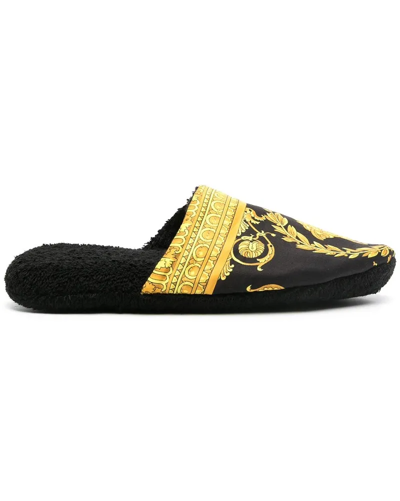 Versace I Love Baroque slippers - Schwarz Schwarz