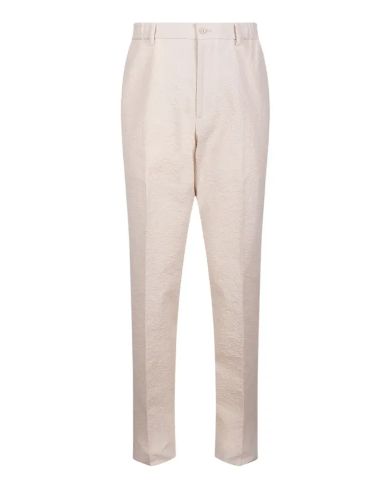 Tagliatore Tapered-Hose mit Seersucker-Struktur - Nude Nude
