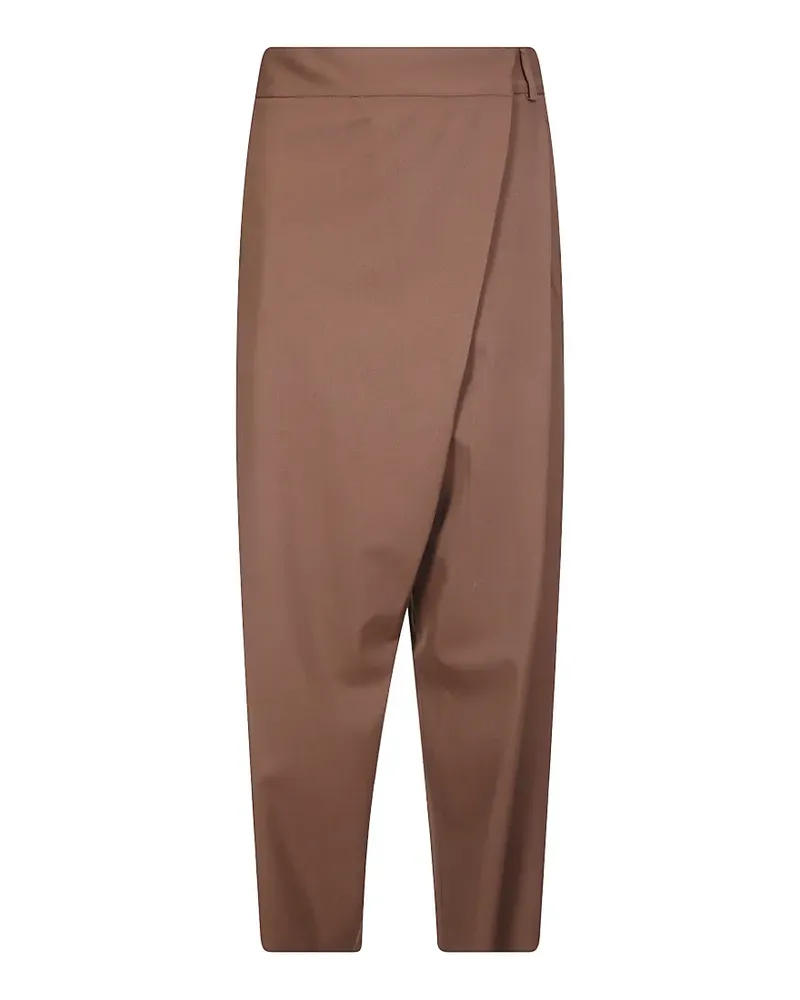 Alberto Biani Hose mit Gürtelschlaufen - Braun Braun