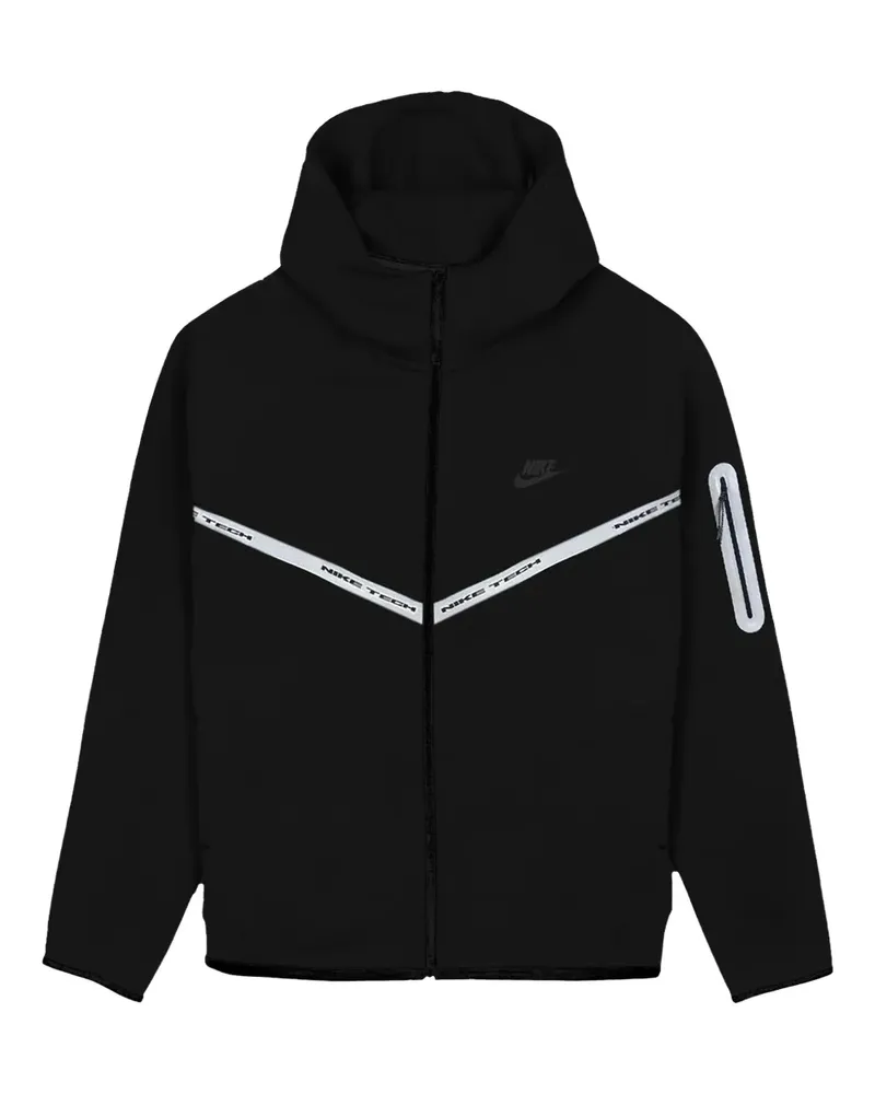 Nike Tech Fleece Windrunner Jacke - Schwarz Schwarz