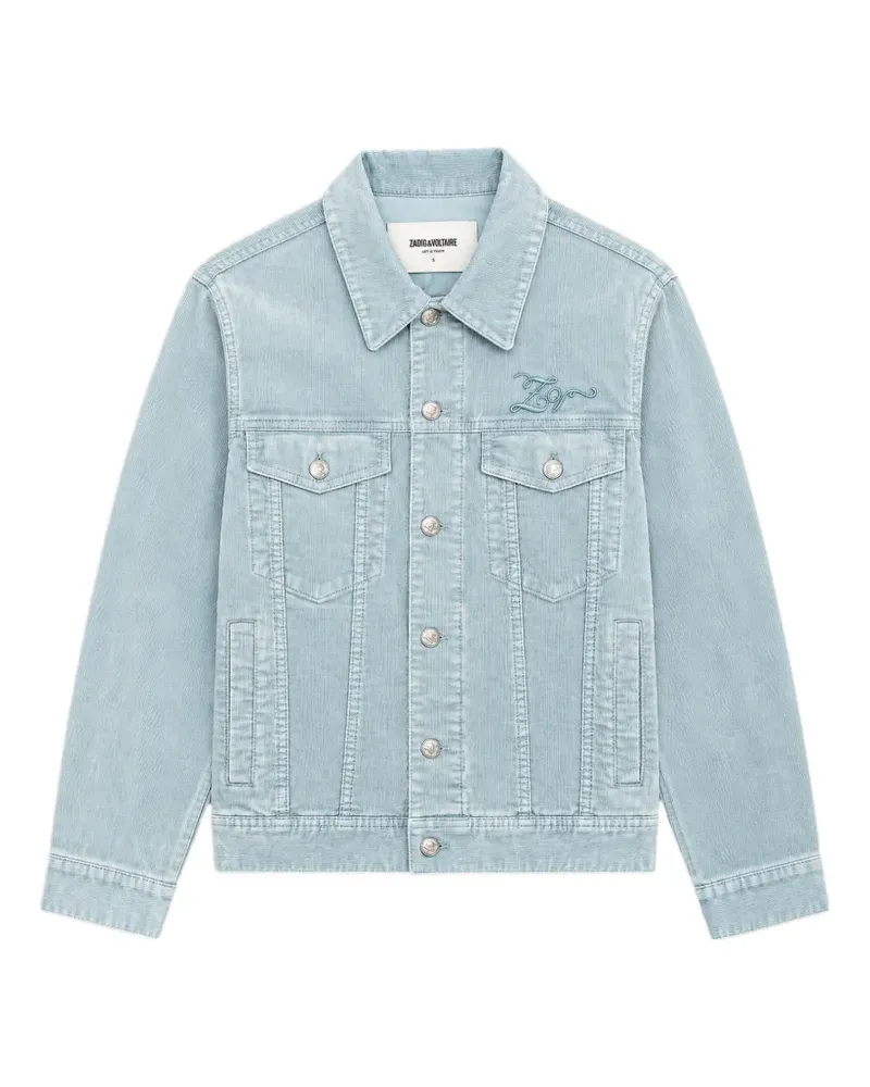 Zadig & Voltaire bases corduroy jacket - Blau Blau