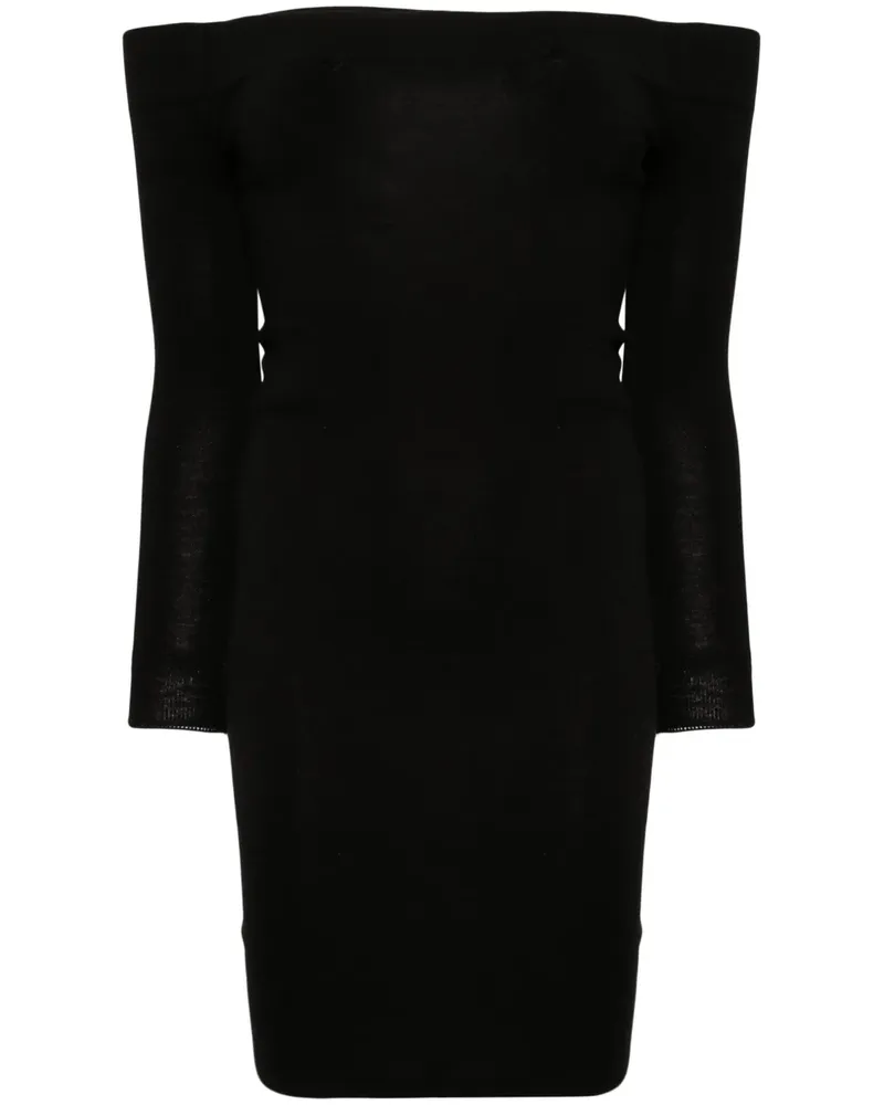 Tom Ford Schulterfreies Kleid - Schwarz Schwarz