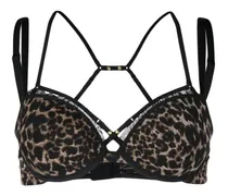 Push-up-BH mit Leopardenmuster