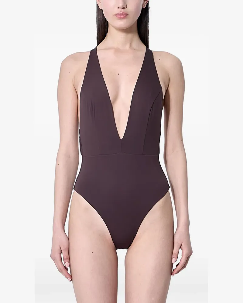 Max Mara Cristel Badeanzug - Braun Braun