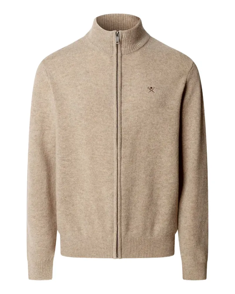 Hackett Cardigan aus Lammwolle - Nude Nude