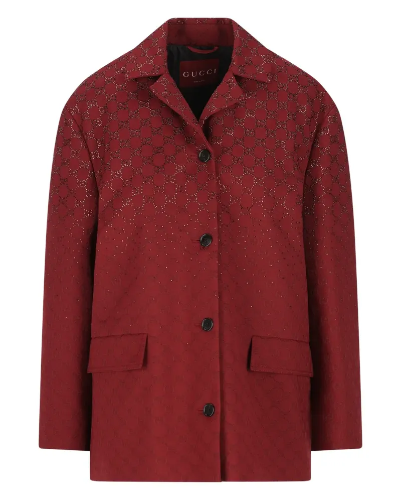 Gucci monogram button jacket - Rot Rot