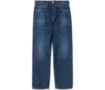 Ausgeblichene Straight-Leg-Jeans