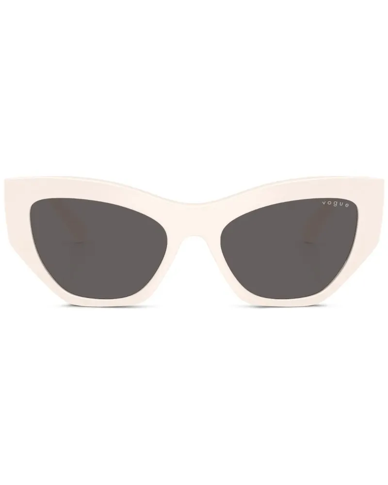 Vogue Sonnenbrille mit Cat-Eye-Gestell - Nude Nude