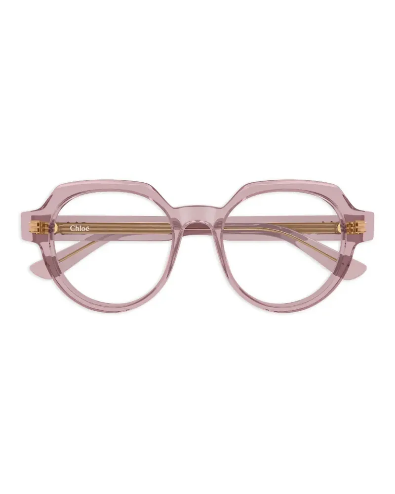Chloé Brille mit rundem Gestell - Rosa Rosa