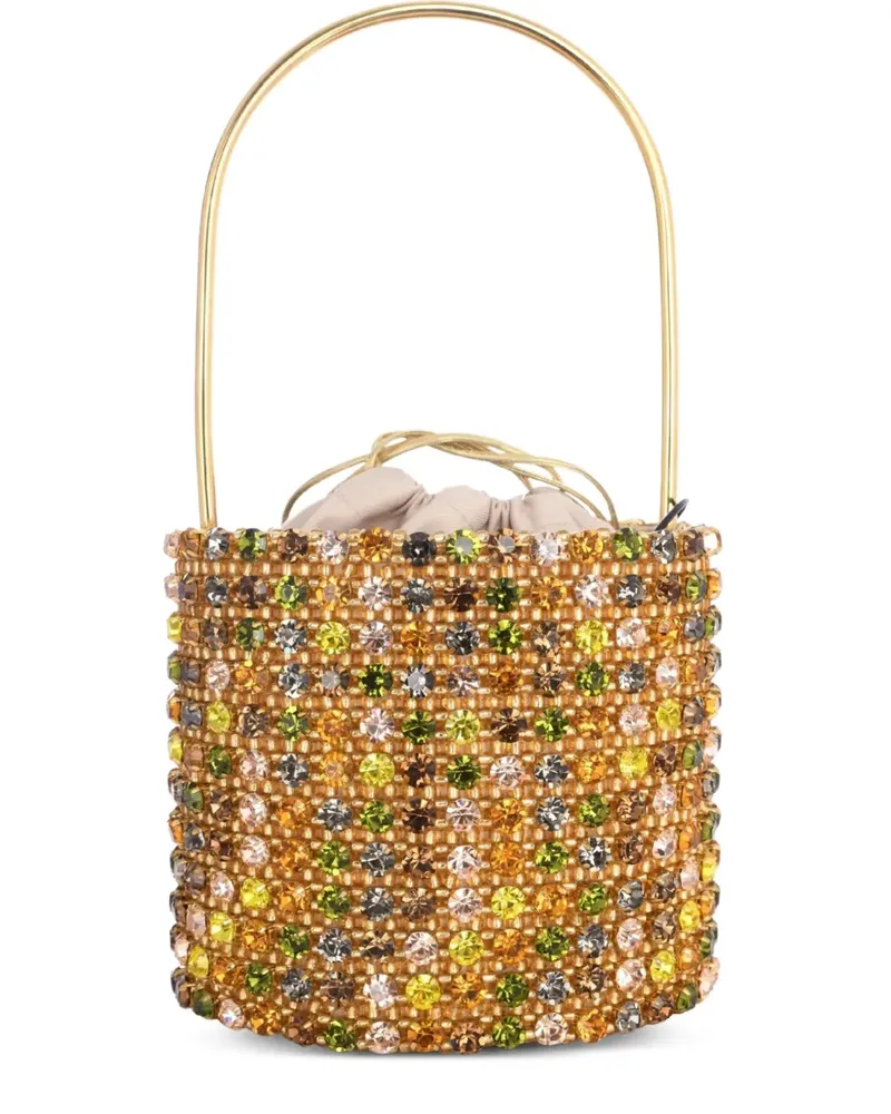 Vanina Nuances Beuteltasche mit Kristallen - Gold Gold