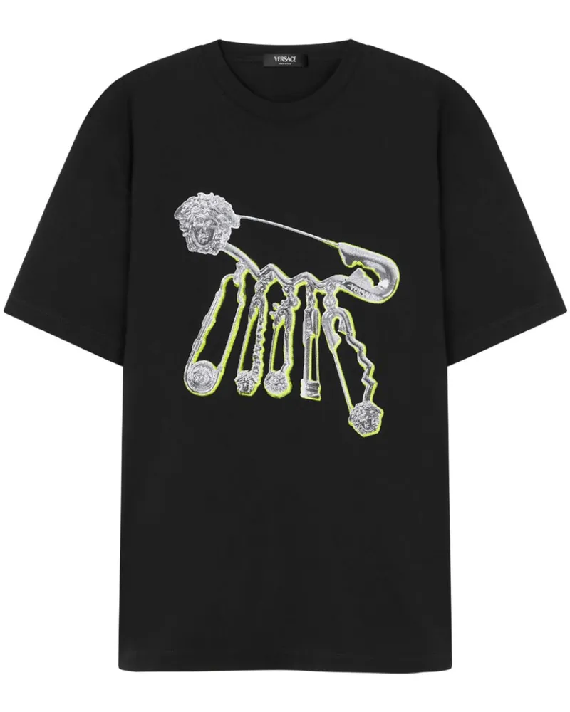 Versace Pop Pin T-Shirt - Schwarz Schwarz