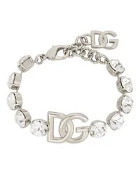 Dolce & Gabbana KIM DOLCE&GABBANA Armband mit DG-Logo Silber