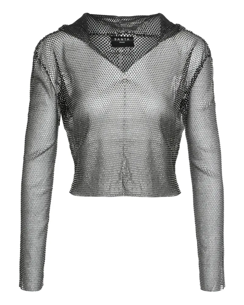 SANTA Brands hooded top - Grau Grau