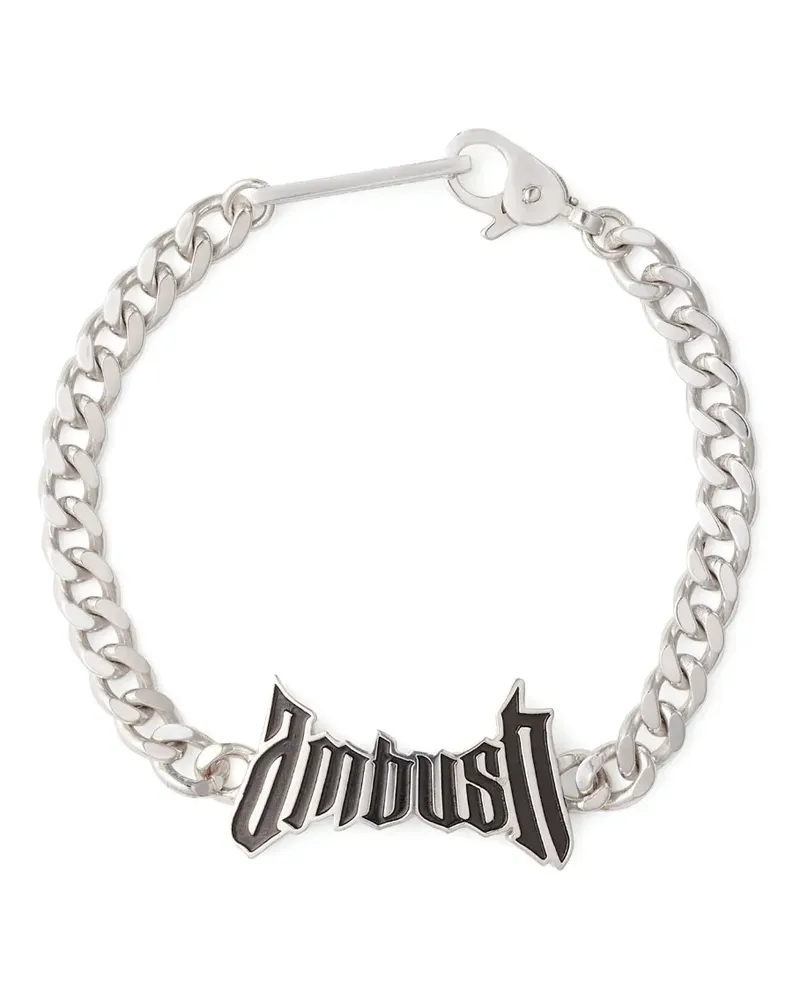 AMBUSH Kettenarmband mit Logo-Anhänger - Silber Silber