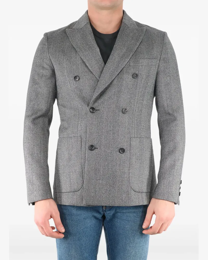 Tonello Jacke aus Wolle - Grau Grau