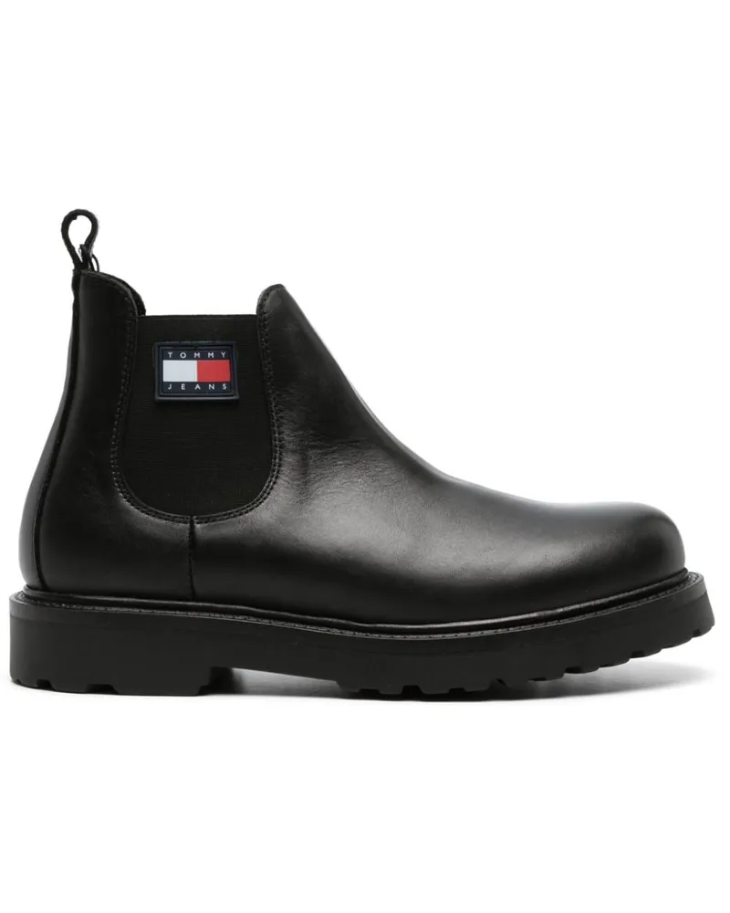 Tommy Hilfiger Klassische Chelsea-Boots Schwarz