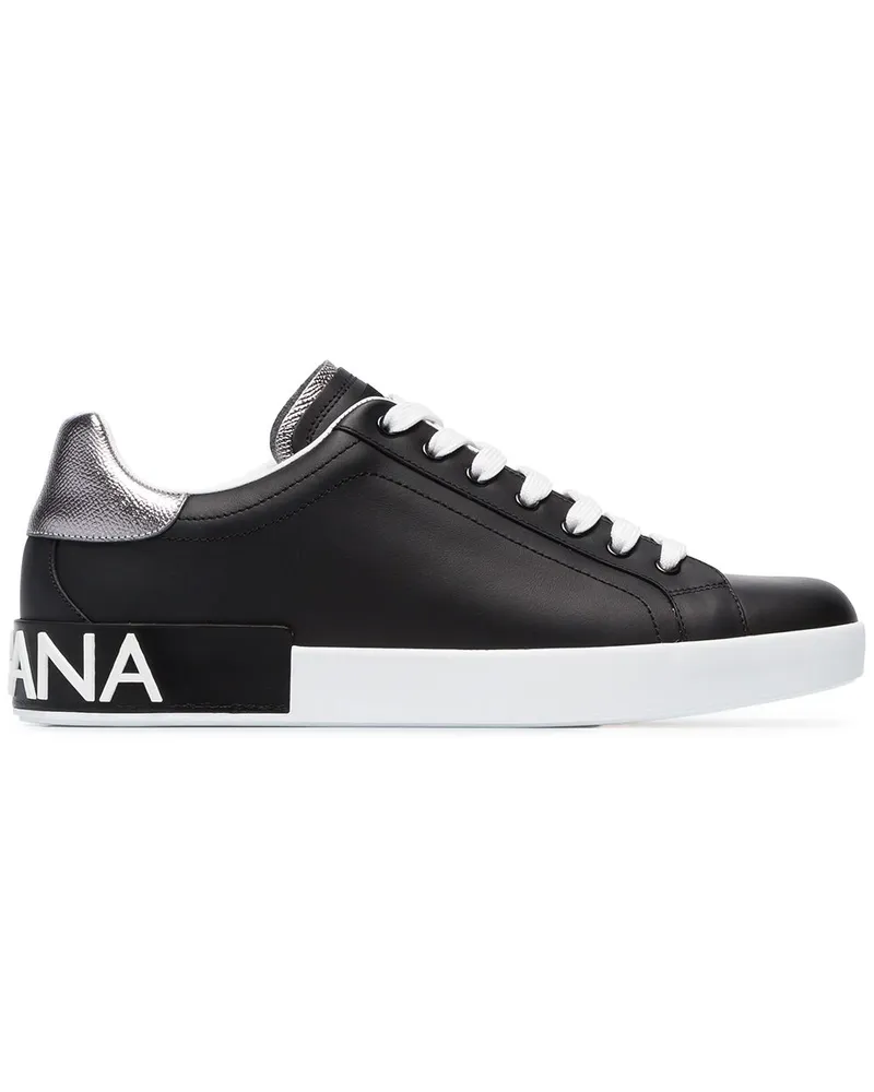Dolce & Gabbana Portofino' Sneakers - Schwarz Schwarz