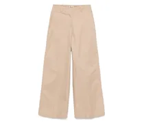 Hose mit Logo-Stickerei - Nude