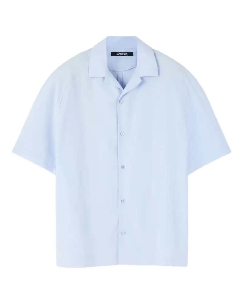 Jacquemus Kurzärmeliges Le Fonccio Hemd - Blau Blau