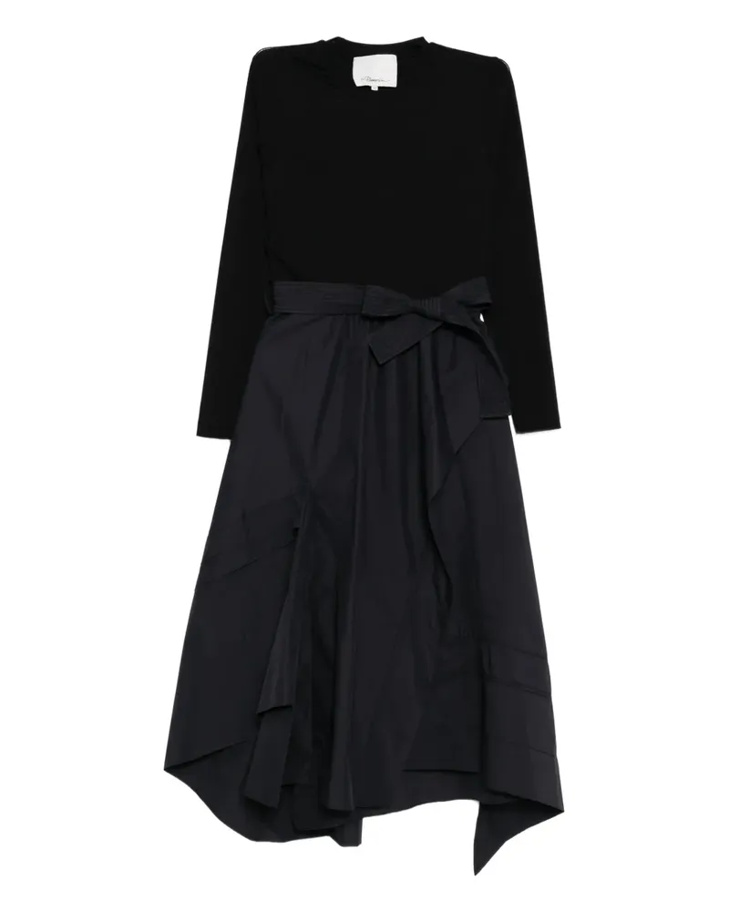 3.1 phillip lim Combo dress - Schwarz Schwarz