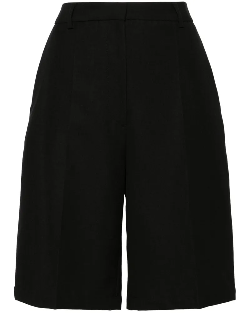 Totême Knielange Shorts - Schwarz Schwarz