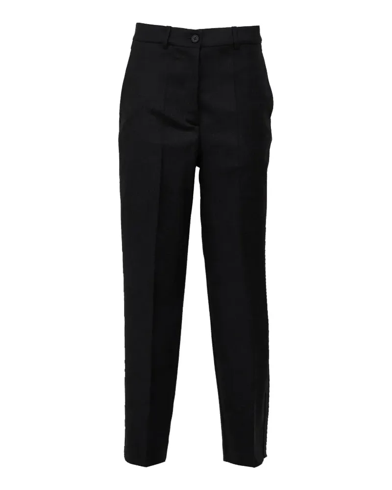 P.A.R.O.S.H. P.A.R.O H. Melierte Gabardine-Hose - Grau Grau