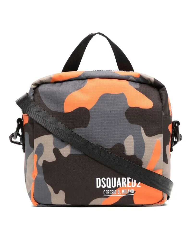 Dsquared2 Kuriertasche mit Camouflage-Print - Mehrfarbig Mehrfarbig