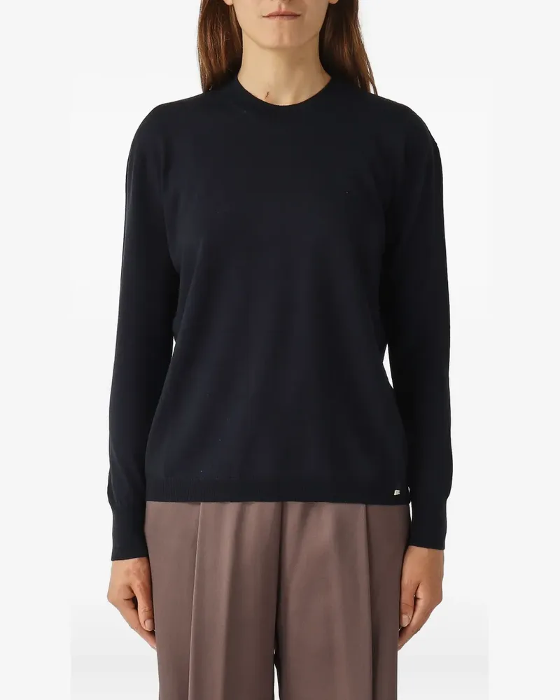 Herno Pullover mit rundem Ausschnitt - Blau Blau