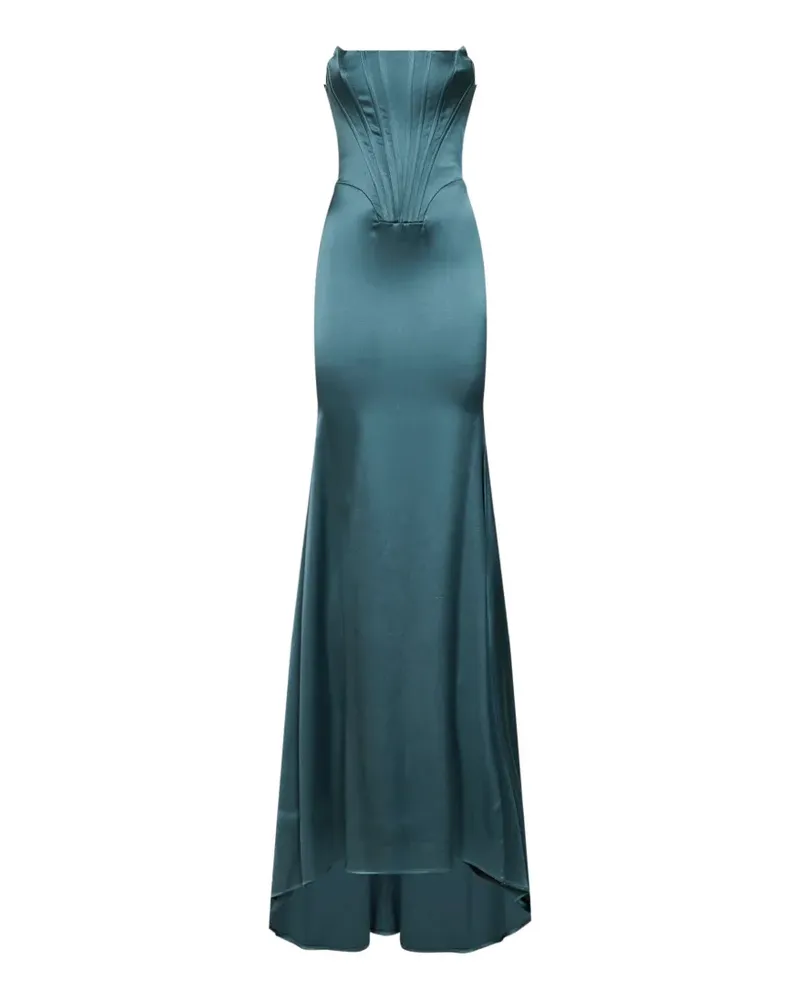 Giuseppe di Morabito Asymmetrisches Bustier-Abendkleid - Blau Blau