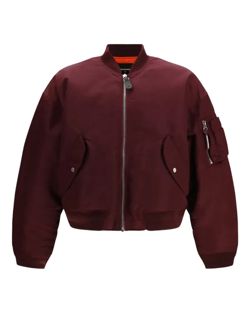 Dsquared2 Utility2 80's logo-tag bomber jacket - Rot Rot