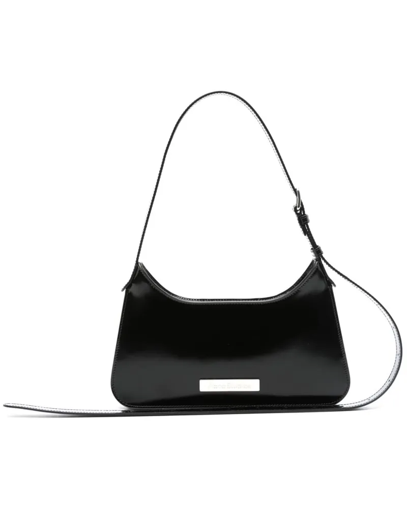 Acne Studios Mini Platt Schultertasche - Schwarz Schwarz