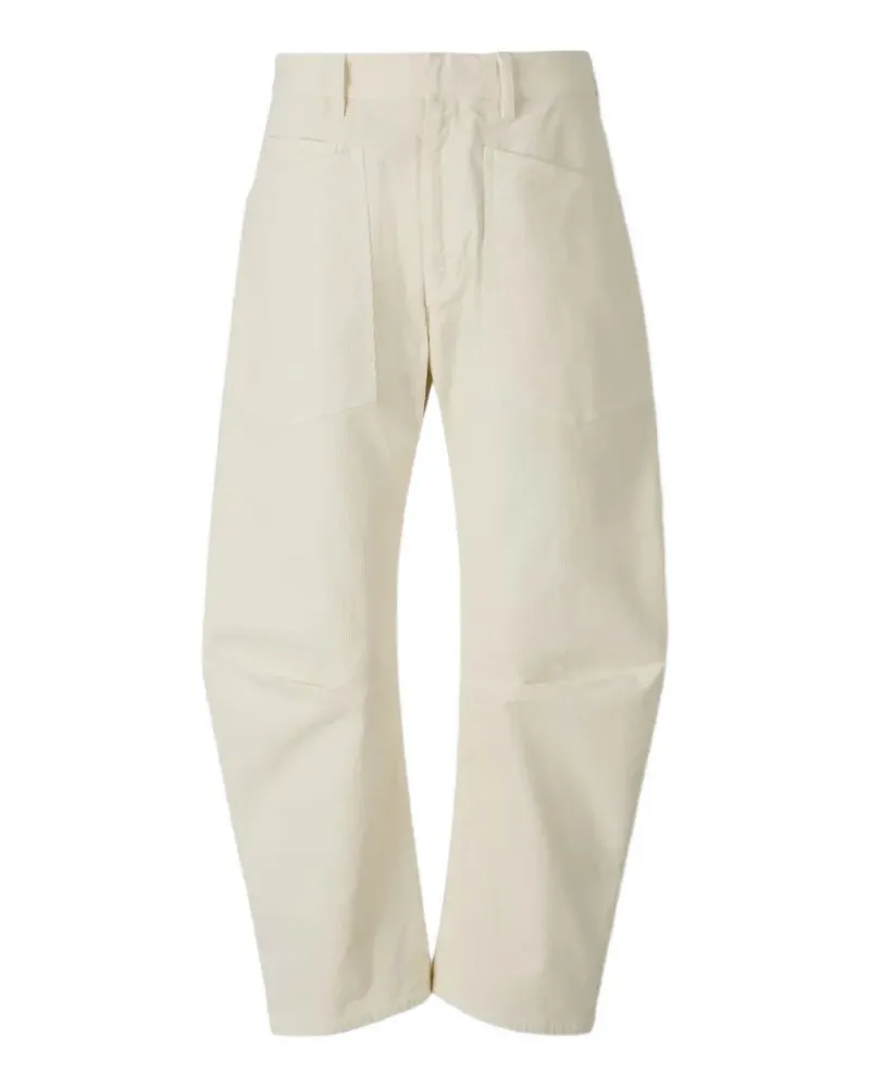Nili Lotan Cordhose mit Einsätzen - Nude Nude