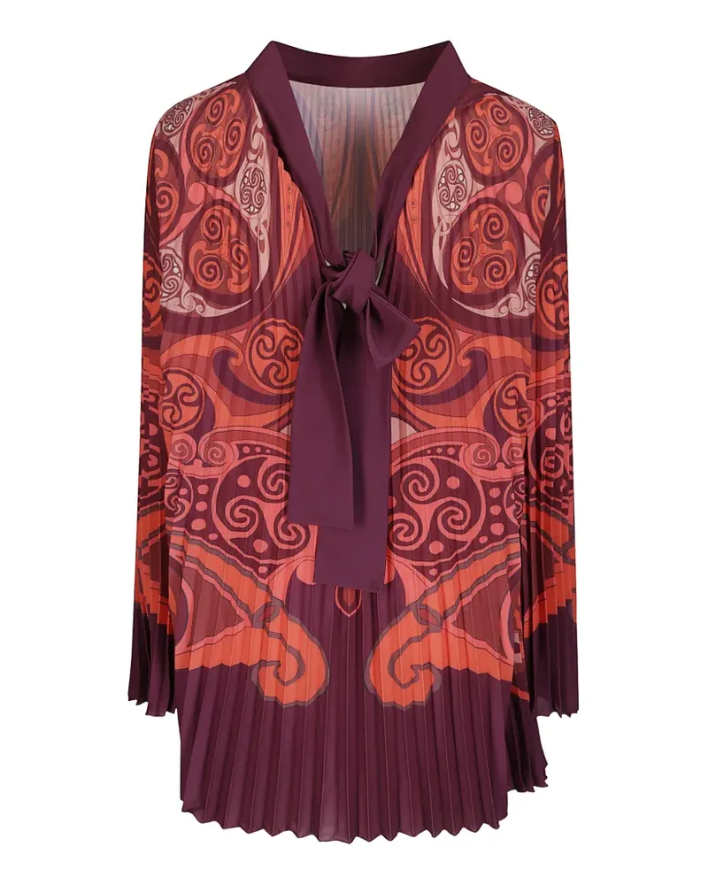 La DoubleJ Twirling pleated tunic - Violett Violett