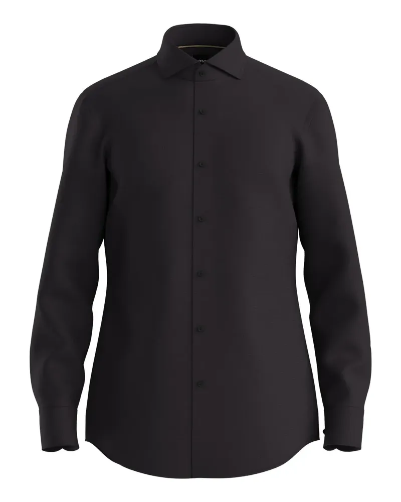 HUGO BOSS Langärmeliges Hemd - Schwarz Schwarz
