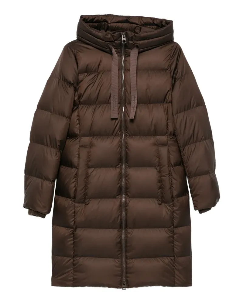 Marc O'Polo quilted hooded coat - Braun Braun