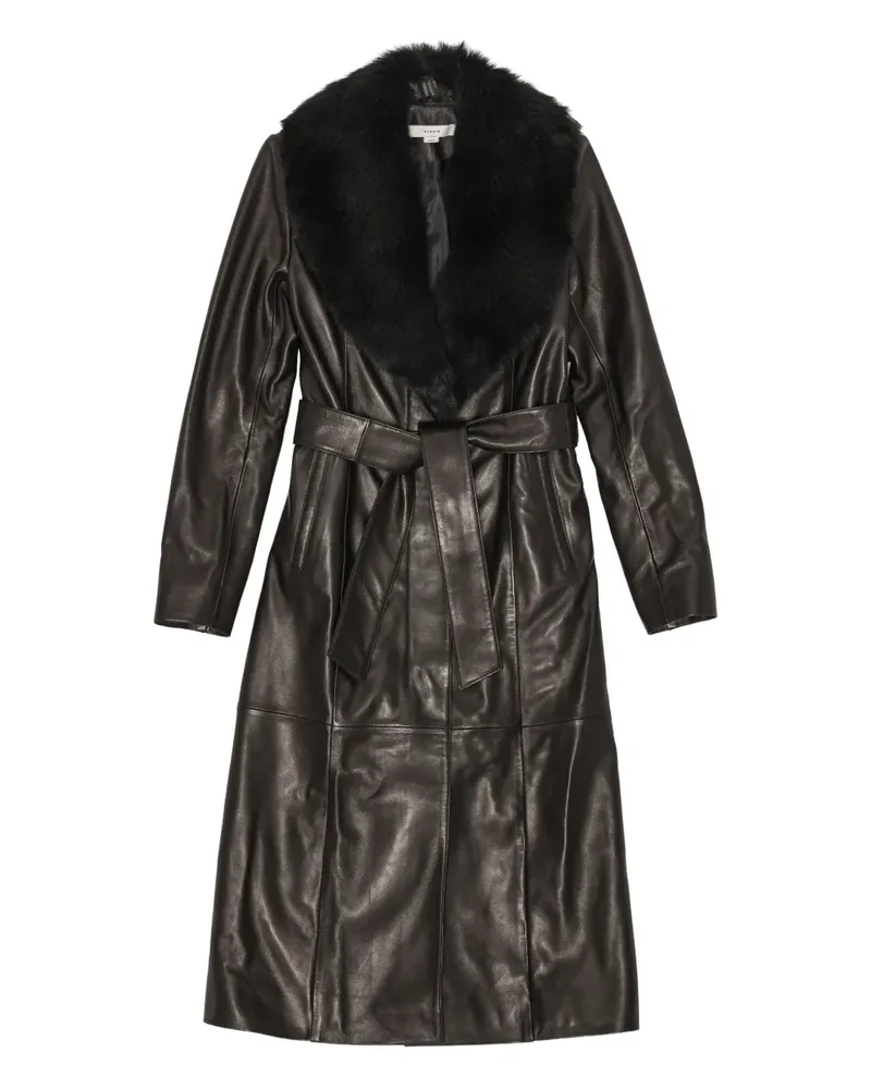 REMAIN Klassischer Trenchcoat - Schwarz Schwarz