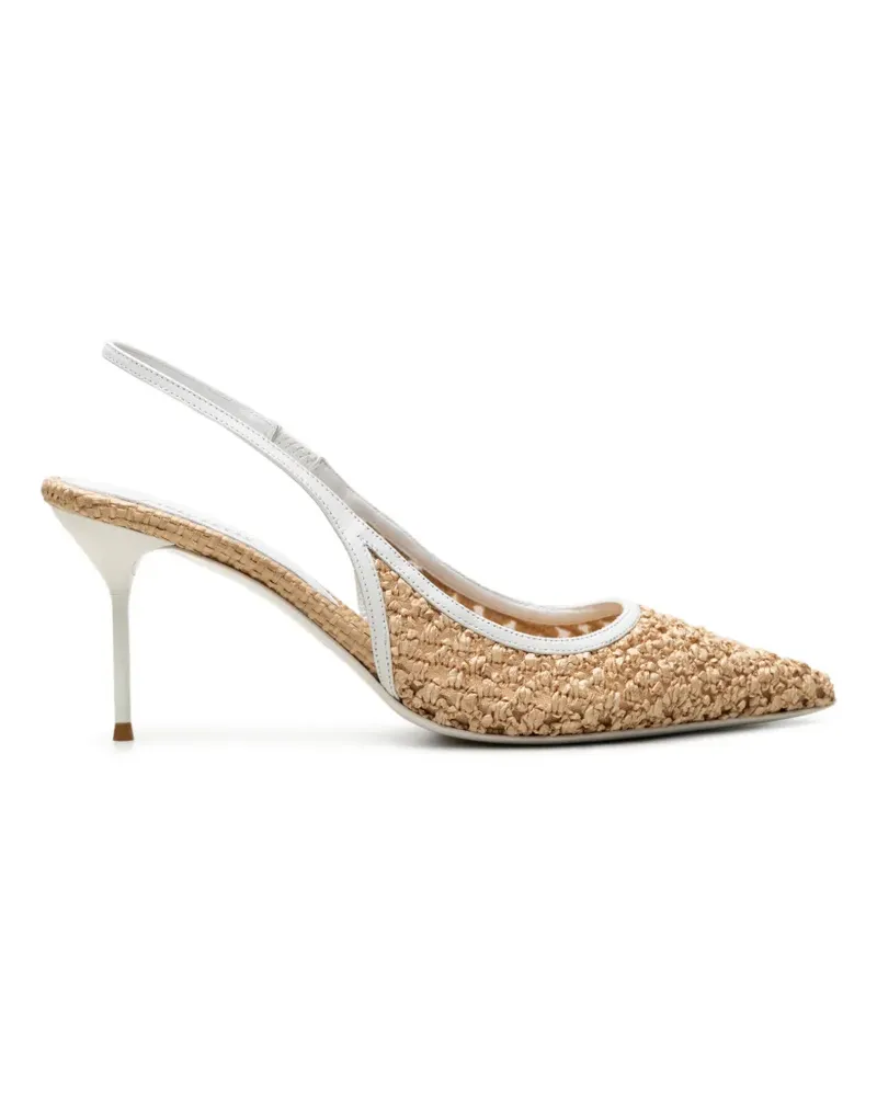 Paris Texas Lidia slingback pumps - Nude Nude