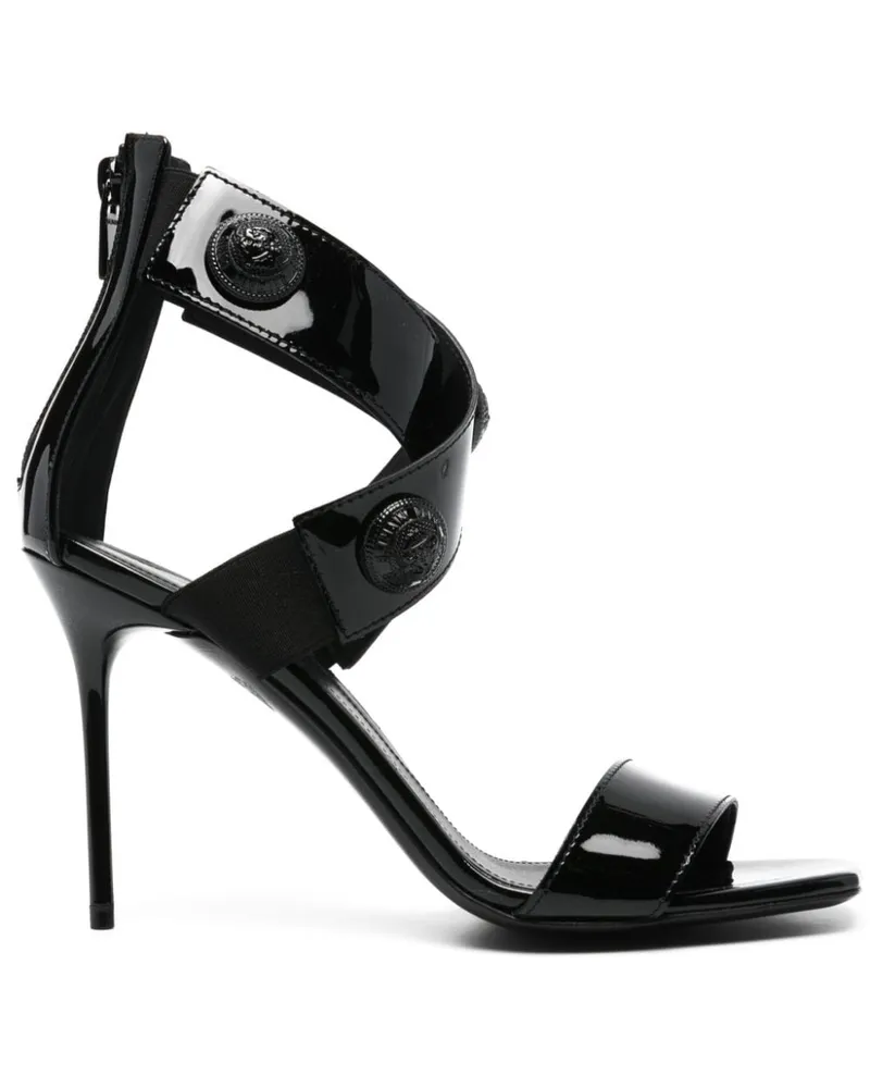 Balmain Klassische Sandalen - Schwarz Schwarz