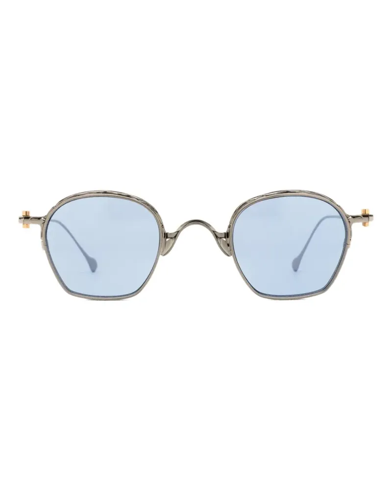 Yohji Yamamoto geometric-frame sunglasses - Grau Grau