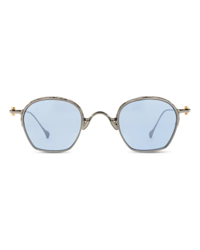 Yohji Yamamoto geometric-frame sunglasses - Grau Grau