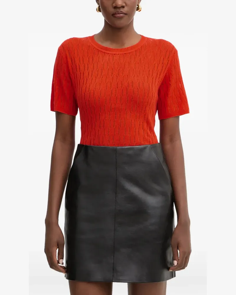 Patrizia Pepe cable-knit sweater - Rot Rot