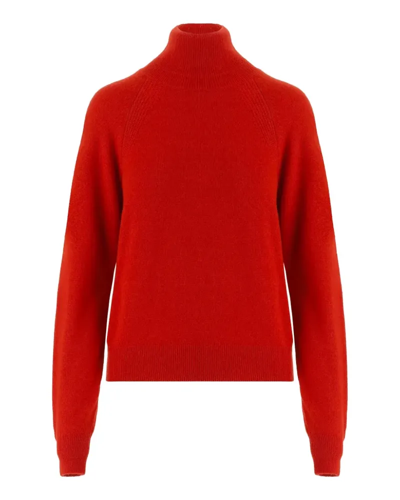 Sa Su Phi V-Ausschnitt-Pullover mit Raglanärmeln - Rot Rot