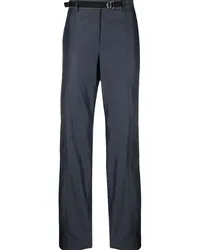 Ferragamo Straight-Leg-Hose Blau