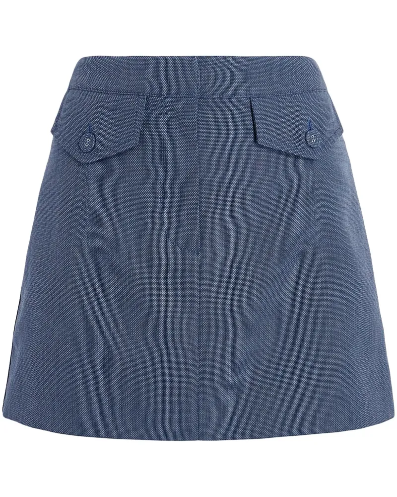 Proenza Schouler Jamison Minirock - Blau Blau
