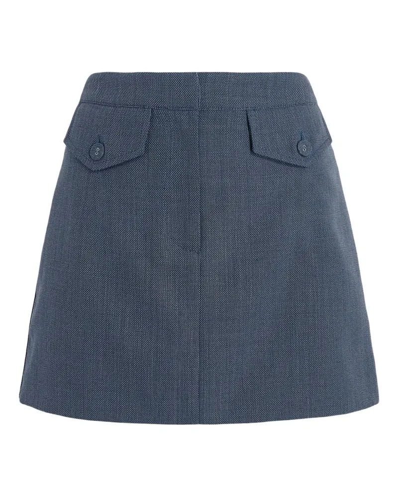 Proenza Schouler Jamison Minirock - Blau Blau
