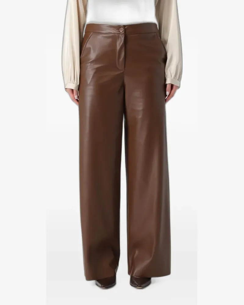 Hanita high-shine pants - Braun Braun