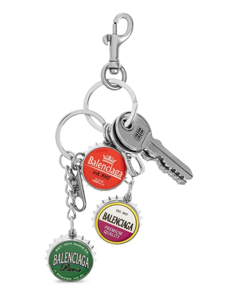 Balenciaga Schlüsselanhänger mit Flaschenöffner - Silber Silber